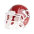 Miniatyrbild 1 av 3: Mini Fotbollshjälm - Riddell - NFL Speed - Kansas City Chiefs - Röd och guld - Storlek 5 tum