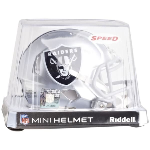 Riddell minifotbollshjälm - NFL Speed Oakland Raiders