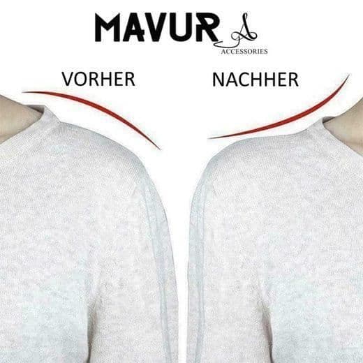 MAVURA Axelkuddar - SCHULTOX Axelkuddar Set - Push-up axelvaddar - Axelförstärkning - Självhäftande