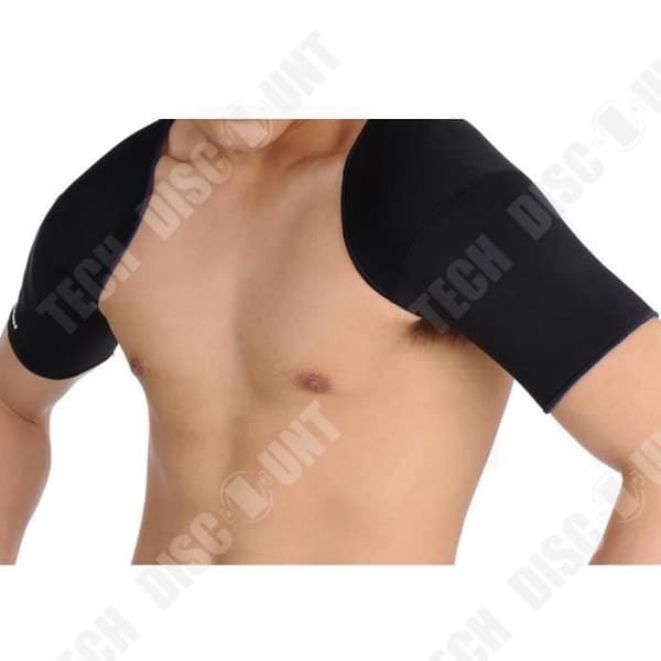 TD® KW Axelskydd Dubbla Stöd Stöd Skydd Axelskydd för Sports Gym (Storlek: M)