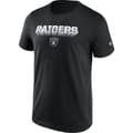 Miniatyrbild 1 av 2: Fanatics Kortärmad T-shirt Nfl Chrome Graphic Las Vegas Raiders Svart M