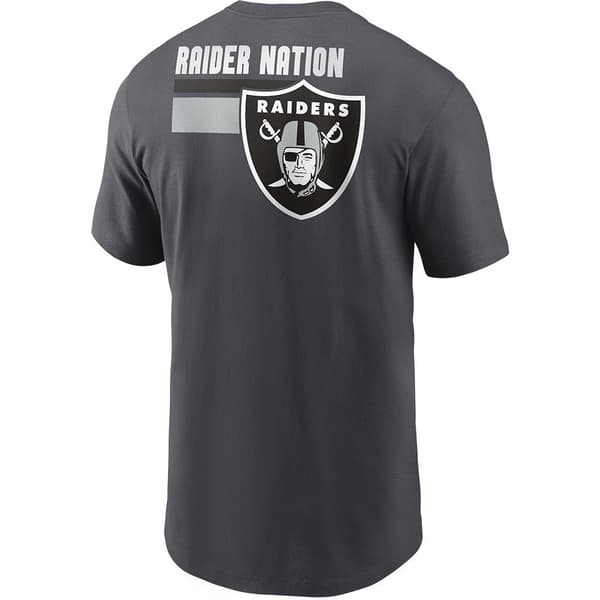 Nike Kortärmad T-shirt Nfl Blitz Team Essential Las Vegas Raiders Grå M