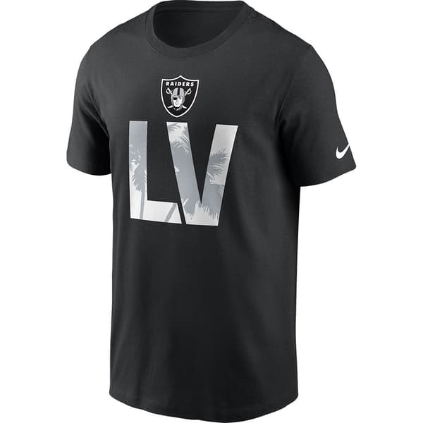 Nike Kortærmet T-shirt Nfl Local Essential Las Vegas Raiders Sort S