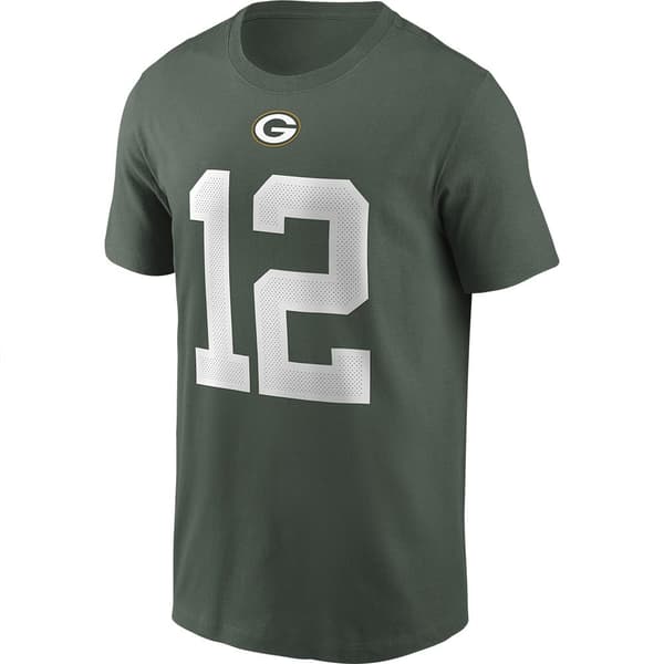 Nike Kortærmet T-shirt Nfl Name & Number Green Bay Packers Grøn XL