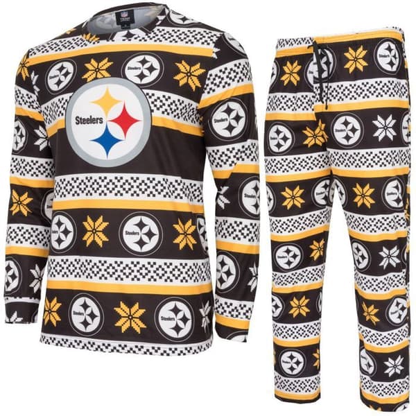 NFL-lagens vinter juls pyjamasensemble skjorta och byxor