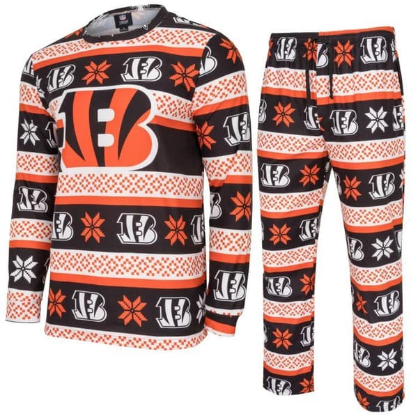 NFL-lagens vinter juls pyjamasensemble skjorta och byxor