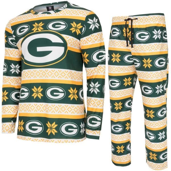 NFL-lagens vinter juls pyjamasensemble skjorta och byxor