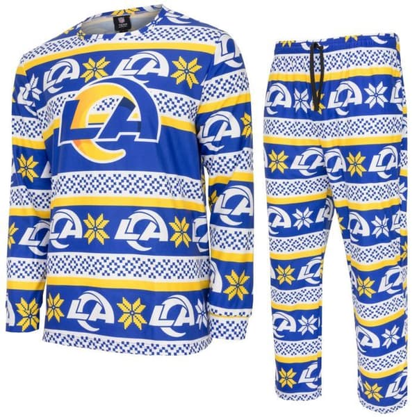 NFL-lagens vinter juls pyjamasensemble skjorta och byxor