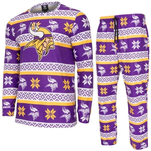 NFL-lagens vinter juls pyjamasensemble skjorta och byxor