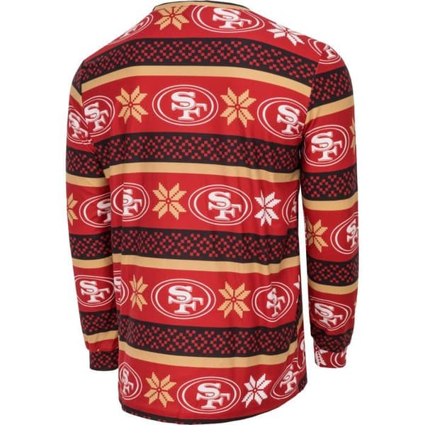 NFL-lagens vinter juls pyjamasensemble skjorta och byxor