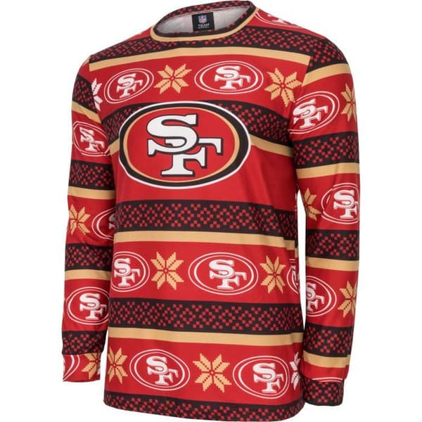 NFL-lagens vinter juls pyjamasensemble skjorta och byxor