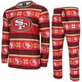 Miniatyrbild 1 av 4: NFL-lagens vinter juls pyjamasensemble skjorta och byxor