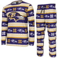 Miniatyrbild 1 av 4: NFL-lagens vinter juls pyjamasensemble skjorta och byxor