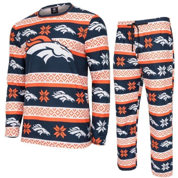 NFL-lagens vinter juls pyjamasensemble skjorta och byxor