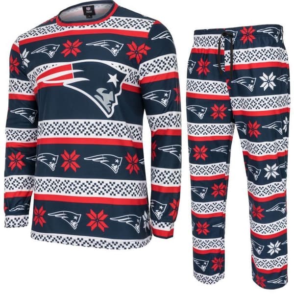 NFL-lagens vinter juls pyjamasensemble skjorta och byxor