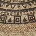 Miniatyrbild 2 av 3: vidaXL Handgjord sittpuff brun 45x30 cm jute