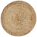 Miniatyrbild 3 av 3: vidaXL Handgjord sittpuff olivgrön 40x45 cm jute