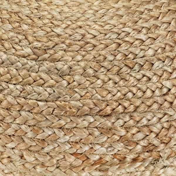 vidaXL Handgjord sittpuff grå 40x45 cm jute
