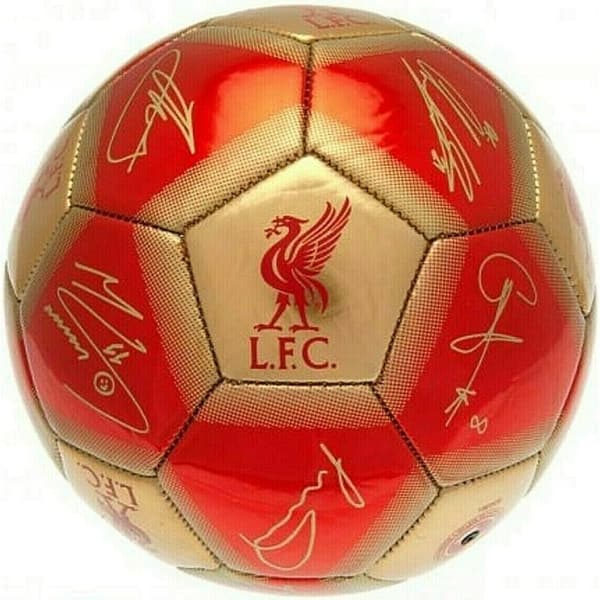 Liverpool FC Signaturfotboll