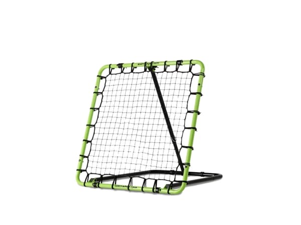 EXIT Tempo multisport rebounder 100x100cm - green/black, firkant, Flerstasjons returvegg, Justerbar vinkel, Sort, Grønn