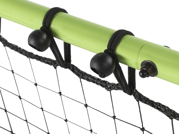 EXIT Tempo multisport rebounder 100x100cm - green/black, firkant, Flerstasjons returvegg, Justerbar vinkel, Sort, Grønn