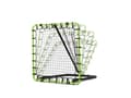 Miniatyrbilde 2 av 5: EXIT Tempo multisport rebounder 100x100cm - green/black, firkant, Flerstasjons returvegg, Justerbar vinkel, Sort, Grønn