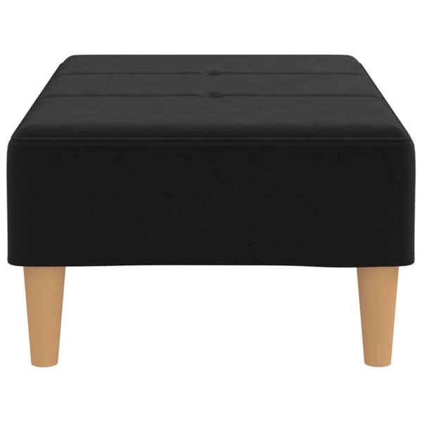 vidaXL fodskammel 78x56x32 cm stof sort