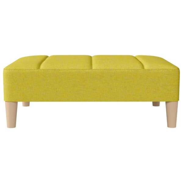 vidaXL fodskammel 78x56x32 cm stof grøn