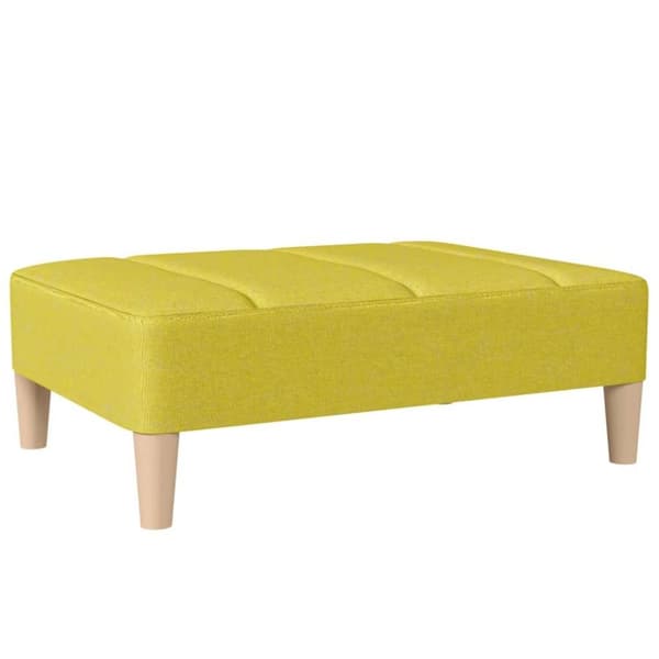 vidaXL Fotpall grön 78x56x32 cm tyg