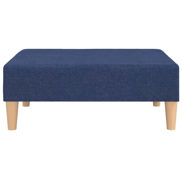 vidaXL Fotpall blå 78x56x32 cm tyg