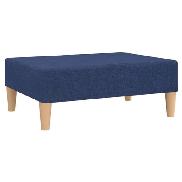 vidaXL Fotpall blå 78x56x32 cm tyg