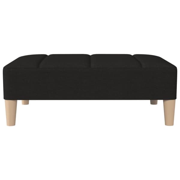 vidaXL Fotpall svart 78x56x32 cm tyg