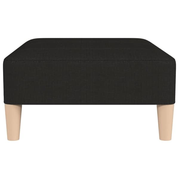 vidaXL Fotpall svart 78x56x32 cm tyg