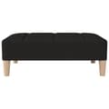 Miniatyrbillede 4 af 7: vidaXL fodskammel 78x56x32 cm stof sort