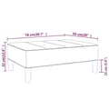 Miniatyrbillede 7 af 7: vidaXL fodskammel 78x56x32 cm stof sort