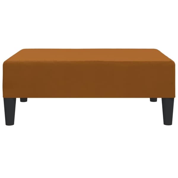 vidaXL fodskammel 78x56x32 cm fløjl brun