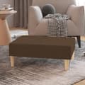 Miniatyrbild 3 av 7: vidaXL Fotpall brun 78x56x32 cm tyg