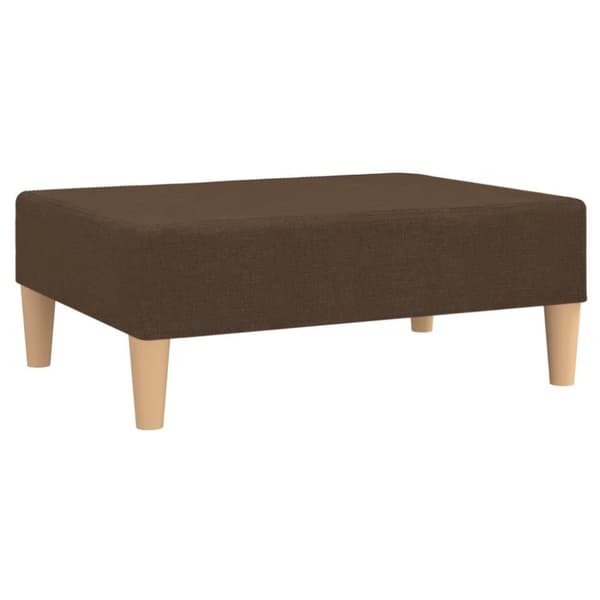 vidaXL Fotpall brun 78x56x32 cm tyg