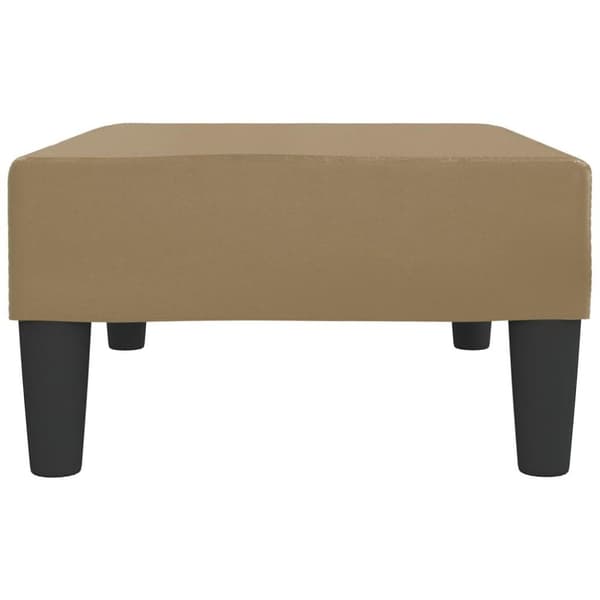 vidaXL Fotpall cappuccino 78x56x32 cm konstläder