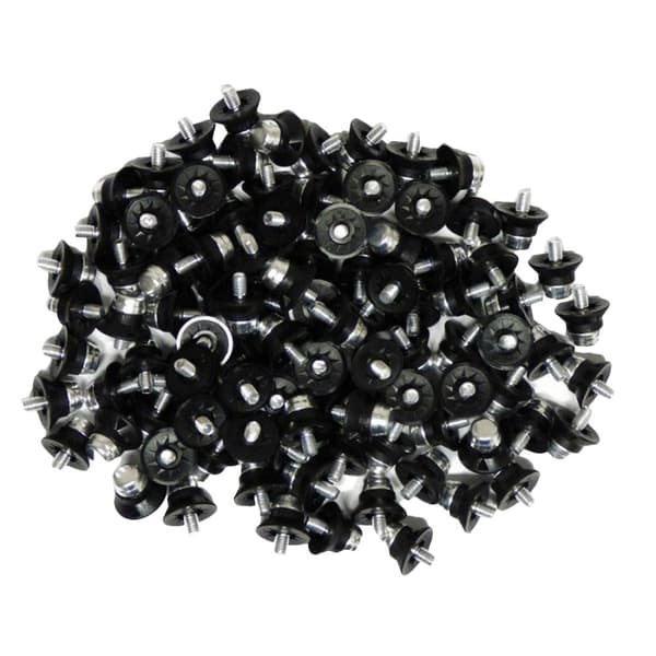 Carta Sport Aluminium Football Studs (Pack of 100) Black/Silver One Size