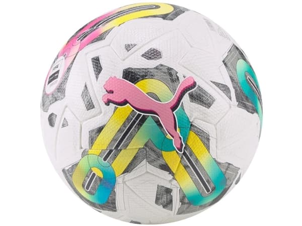Jalkapallo Puma Orbita 1 TB valkoinen ja vihreä-vaaleanpunainen 83774 01 (5)