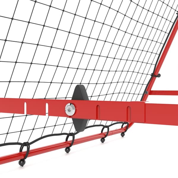Fodbold Rebounder, 100x95x90 cm, Rød