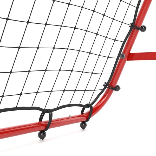 Fodbold Rebounder, 100x95x90 cm, Rød