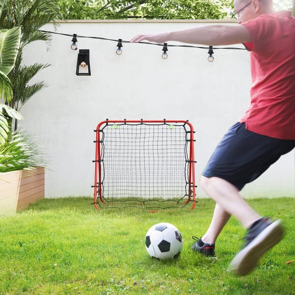 Fodbold Rebounder, 100x95x90 cm, Rød
