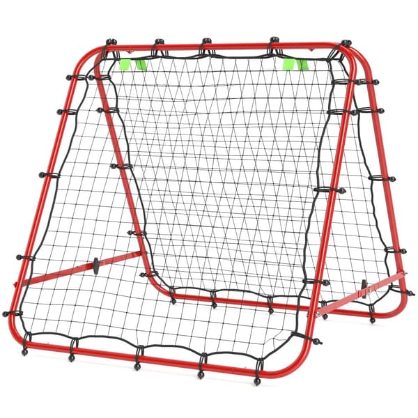 Fodbold Rebounder, 100x95x90 cm, Rød