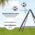 Miniatyrbild 4 av 9: Fotbollsreturboll, 100x95x90 cm, Svart