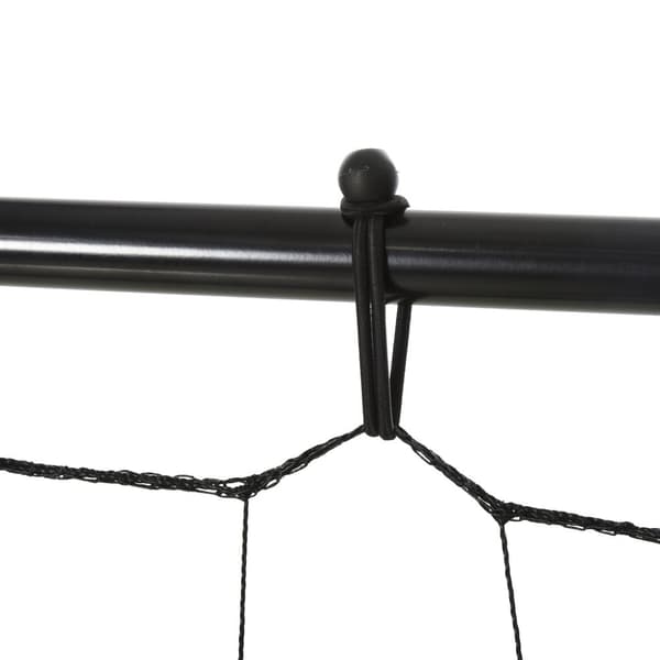 Fotbolls Returbollsmål, Kickback, 184x63x123 cm, Gul Svart