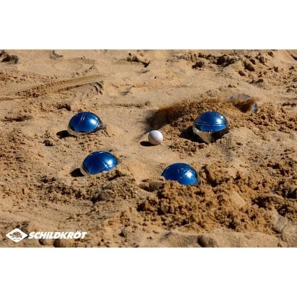 Schildkrot Funsport Petanque Kuglesæt Sølv og Sort - 4000885700084