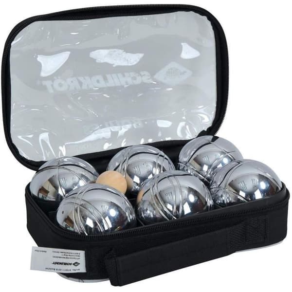 Schildkrot Funsport Petanque Kuglesæt Sølv og Sort - 4000885700084