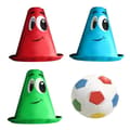 Miniatyrbild 1 av 3: Förskolefotbollsset - STAMP - Boll och 3 koner - Unisex - Från 2 år